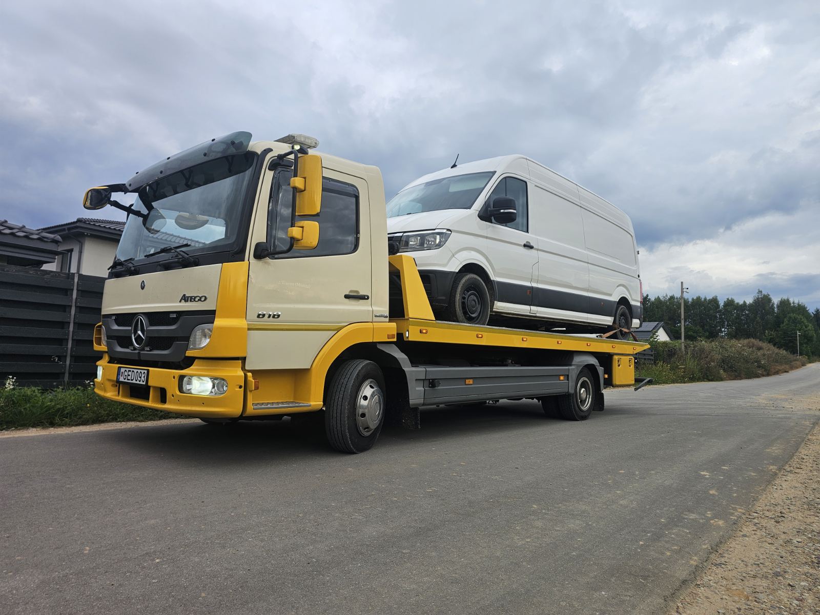 Mikroautobuso transportavimas