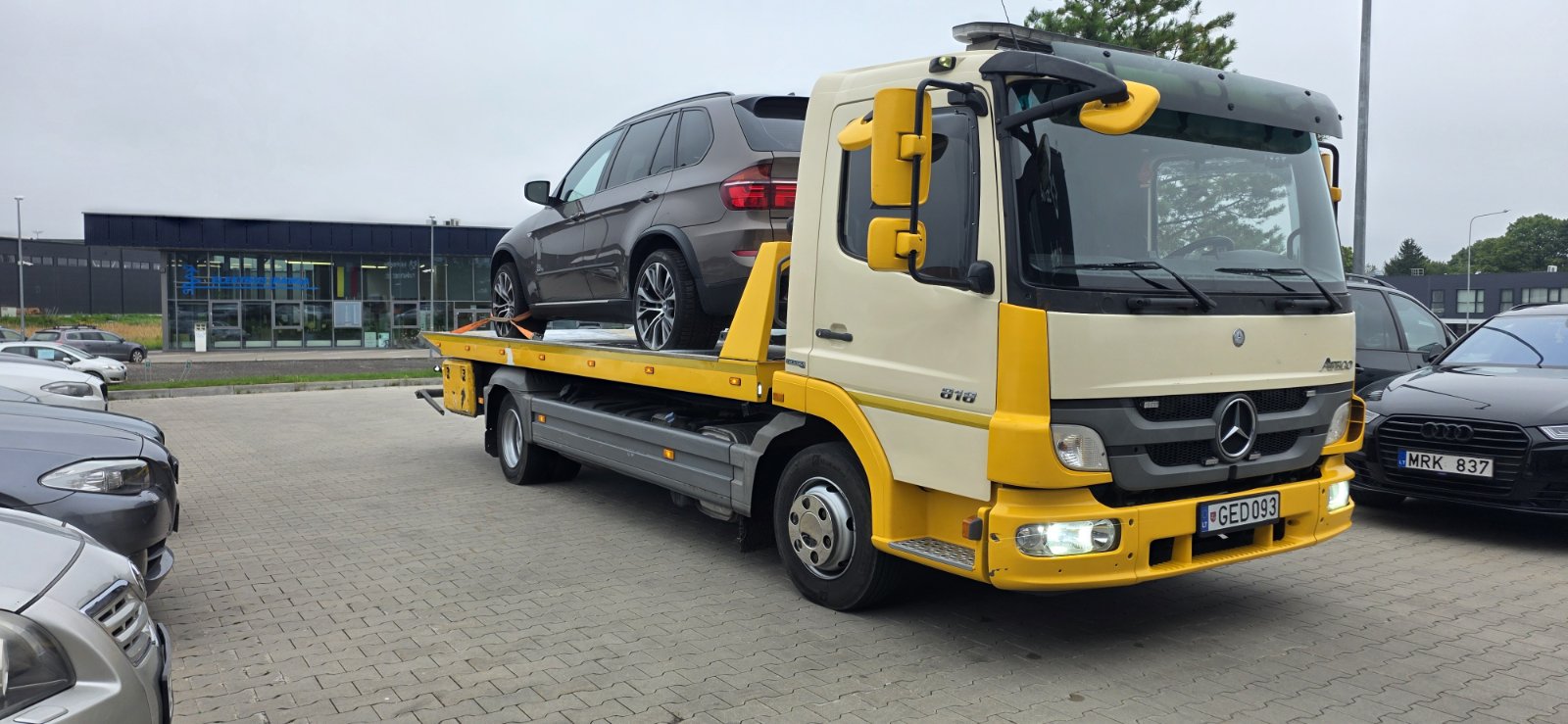 BMW X5 visureigio pervežimas